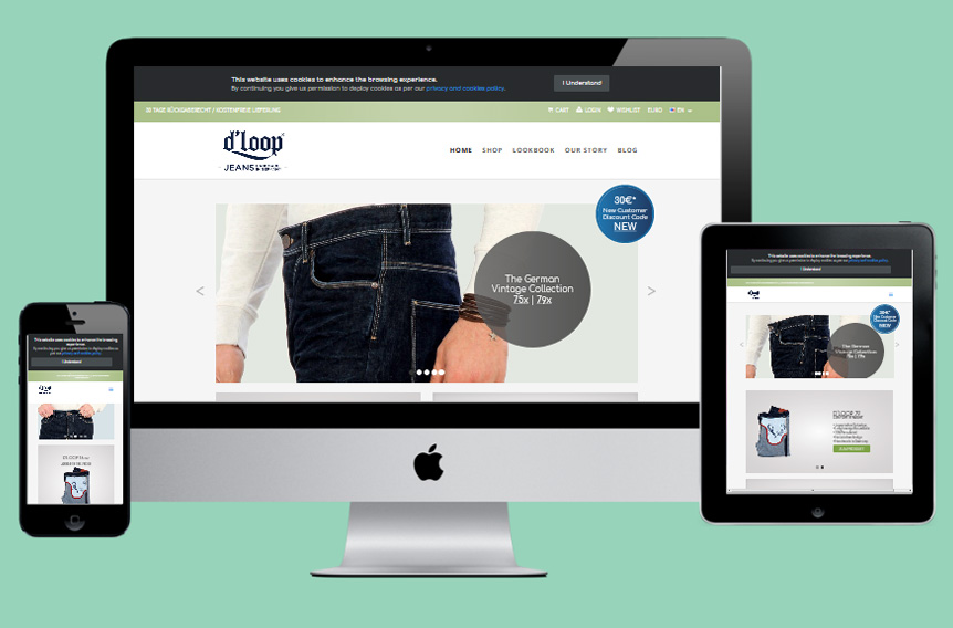 D Loop Jeans Website