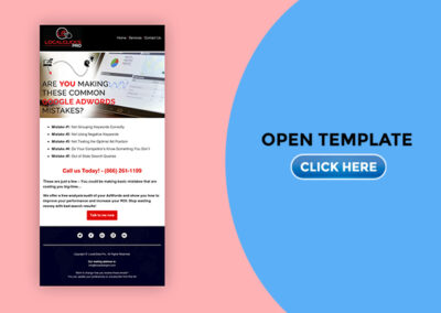 Google Adwords Email Template